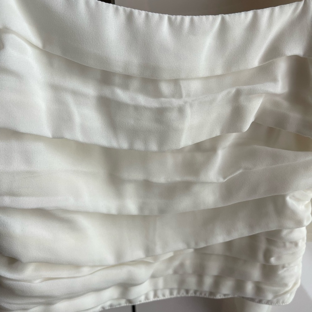 White, dressy top.